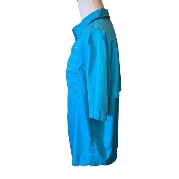 Field & Stream Fishing Angler Vented Button up Short Sleeve Shirt Men’s Large - Picture 6 of 11